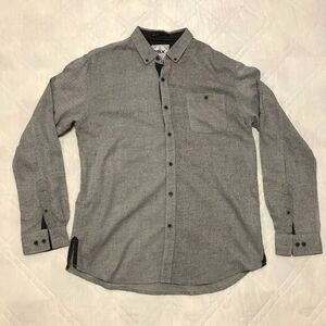 The MBX Denim‎ Supply Co gray long sleeve button front shirt Large